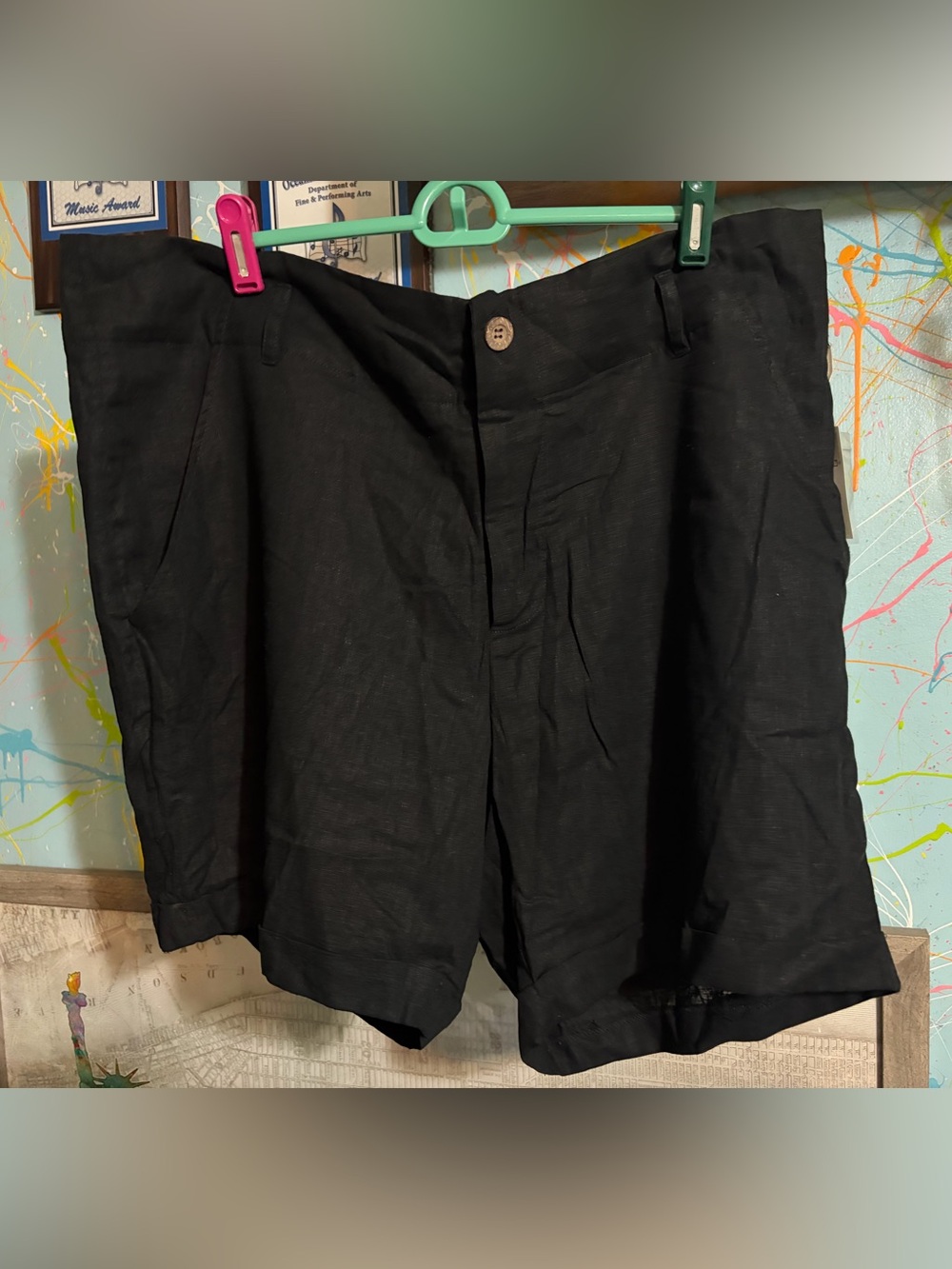 Kenar Black Women's Bermuda Shorts